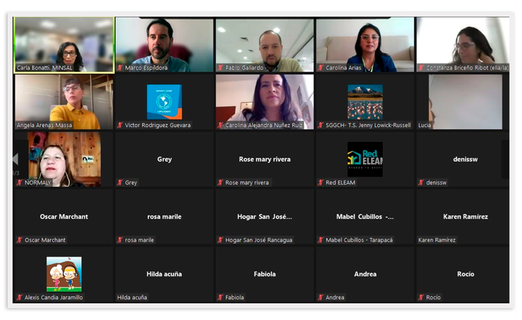 Socios exponen en Workshop del Curso para Cuidadoras de Personas Mayores en ELEAM