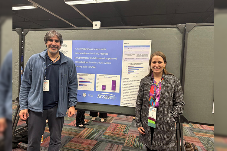 Dres. Gerardo Fasce y Josefina Galimany presentaron estudio sobre salud digital en Congreso de Chicago