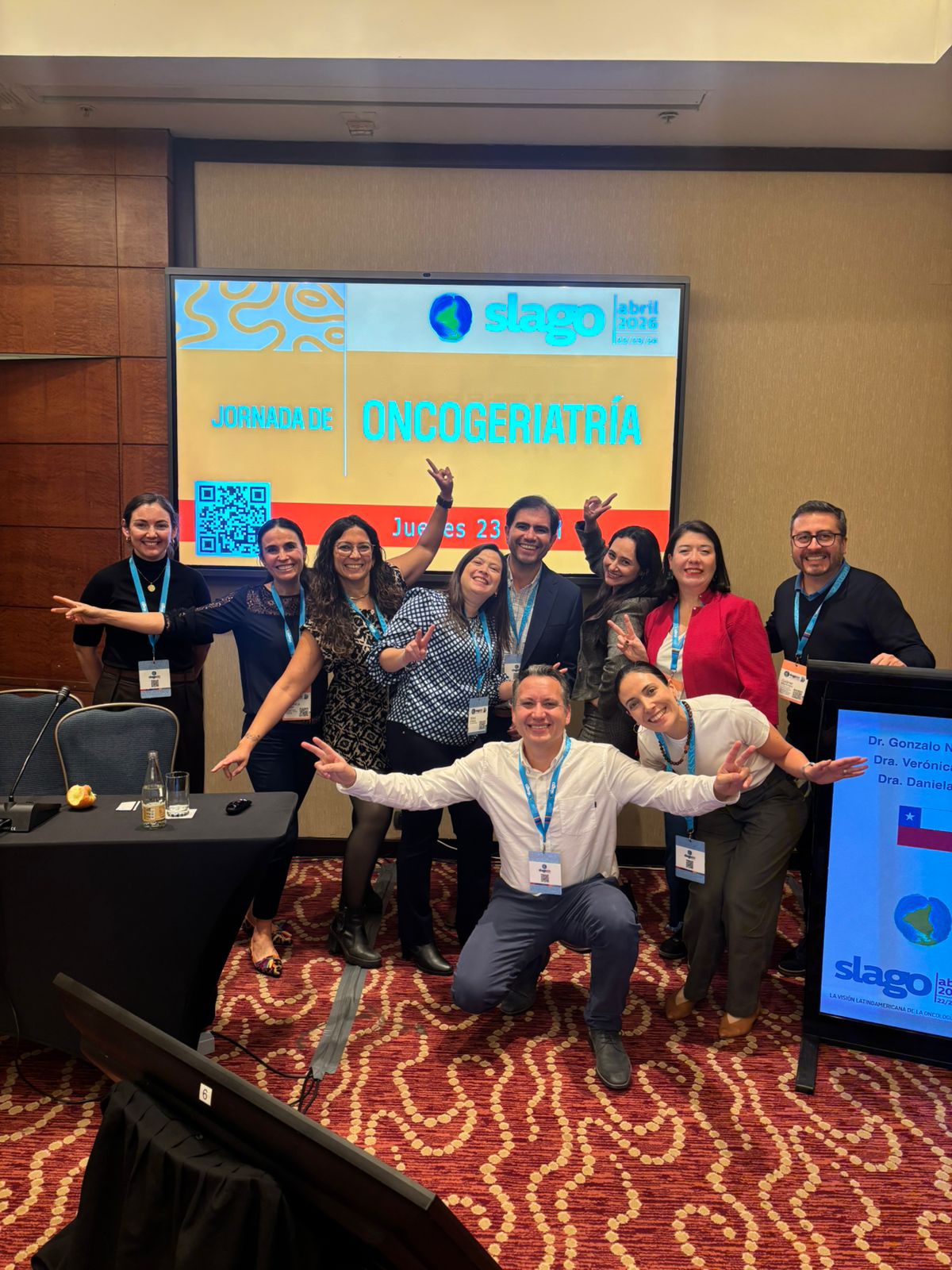 Socios participan en SLAGO con jornada de Oncogeriatría