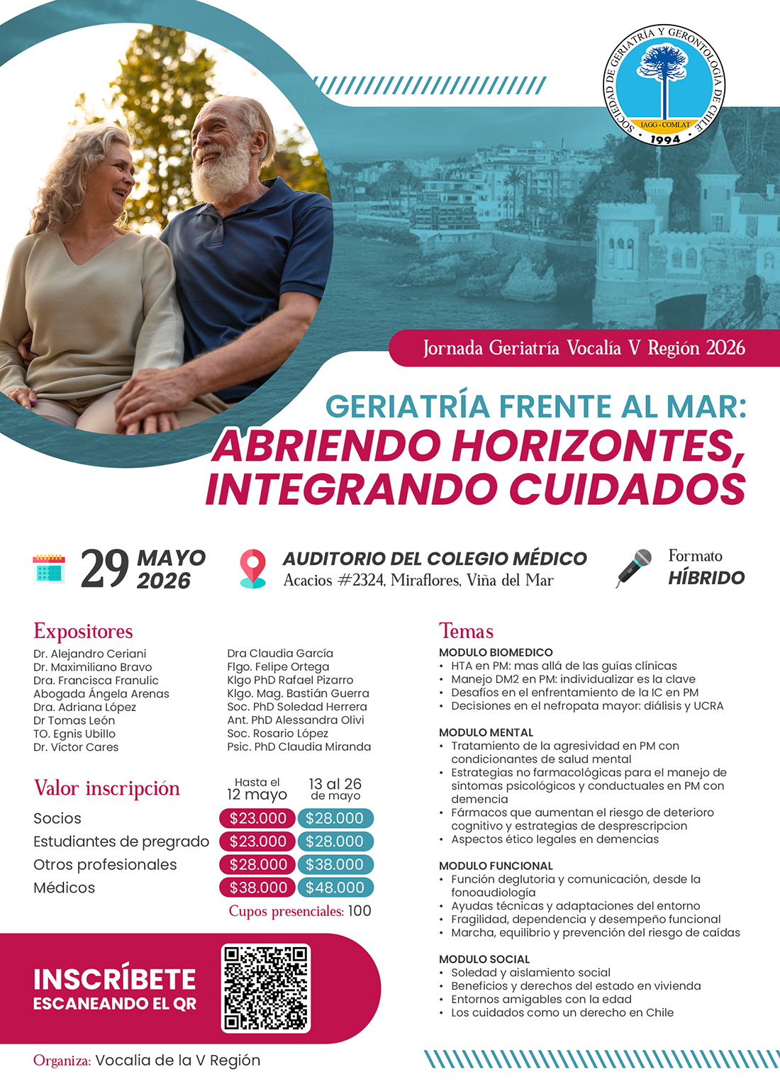 Jornadas de Geriatría Vocalía V Región
