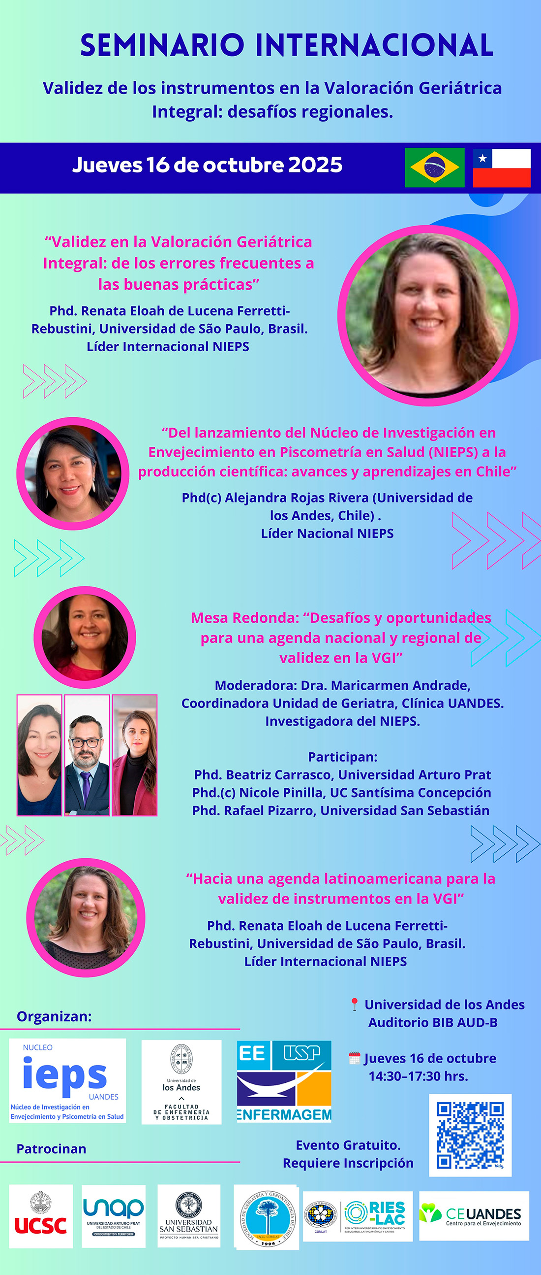 Seminario Validez de los instrumentos en la Valoración Geriátrica Integral: desafíos regionales.