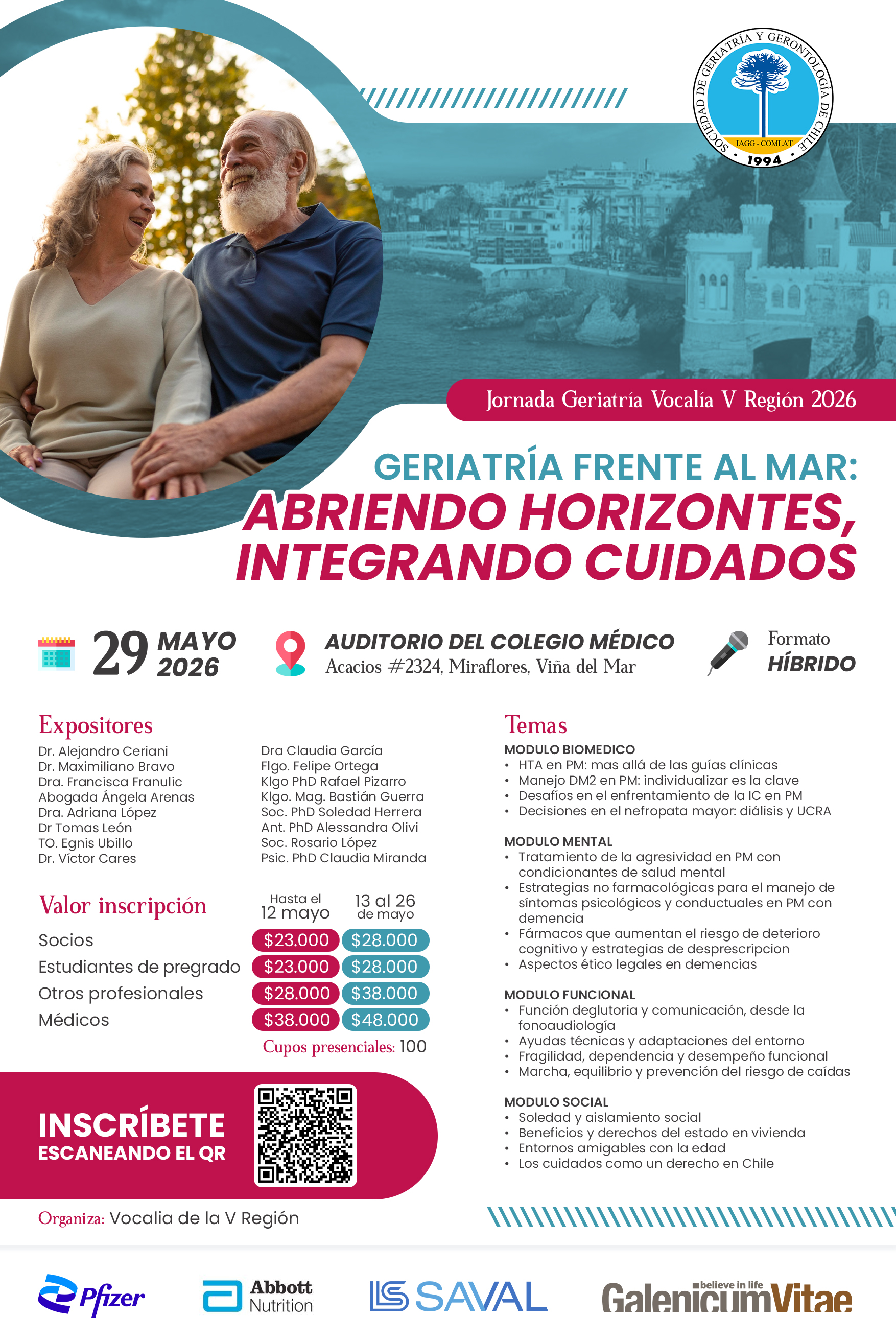 Jornadas de Geriatría Vocalía V Región