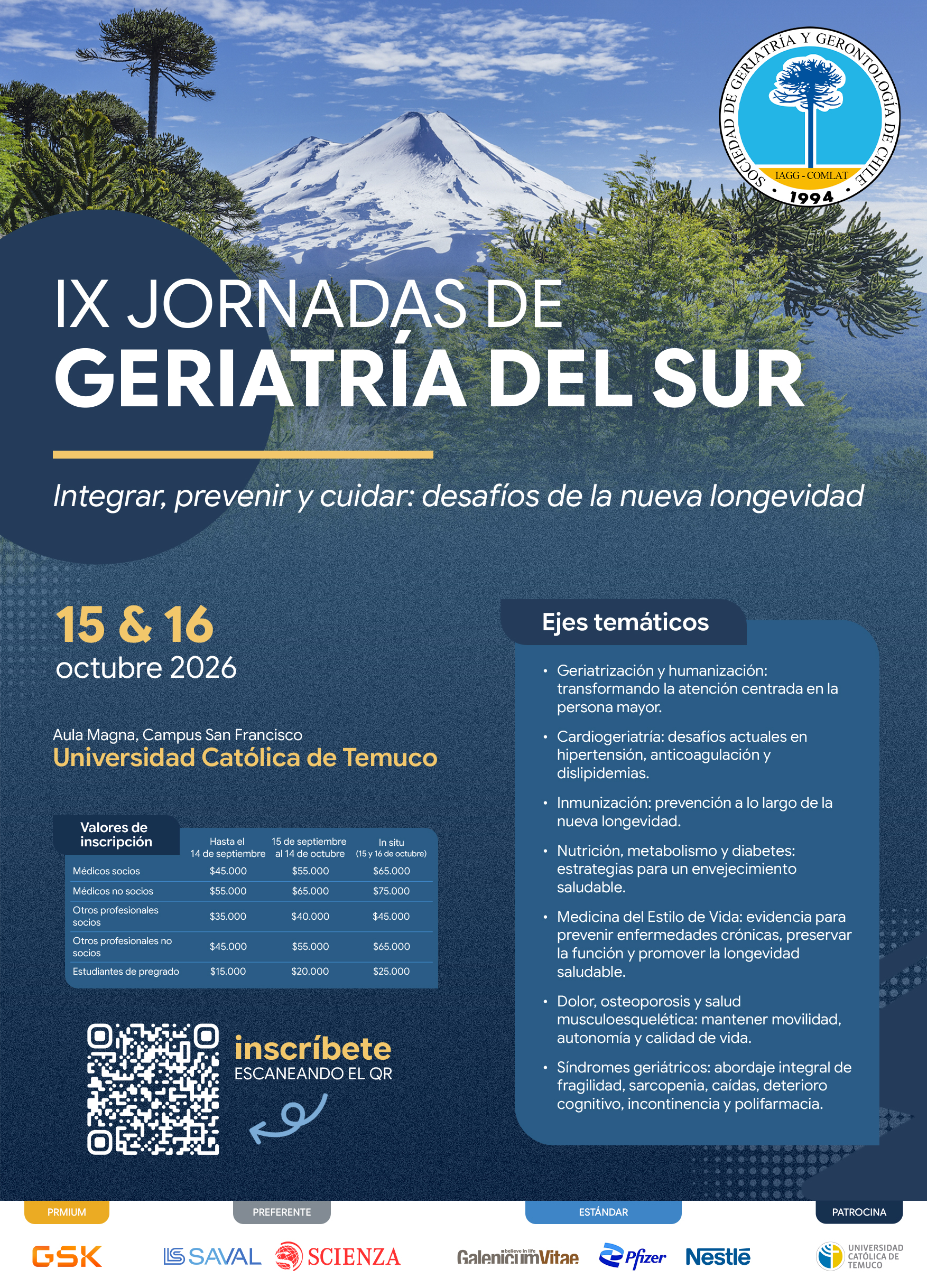 IX Jornadas de Geriatría del Sur 
